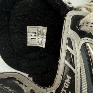 Kids Black and White Snow Boots